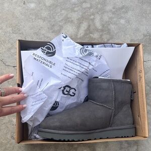 UGG Charcoal Short Boots
